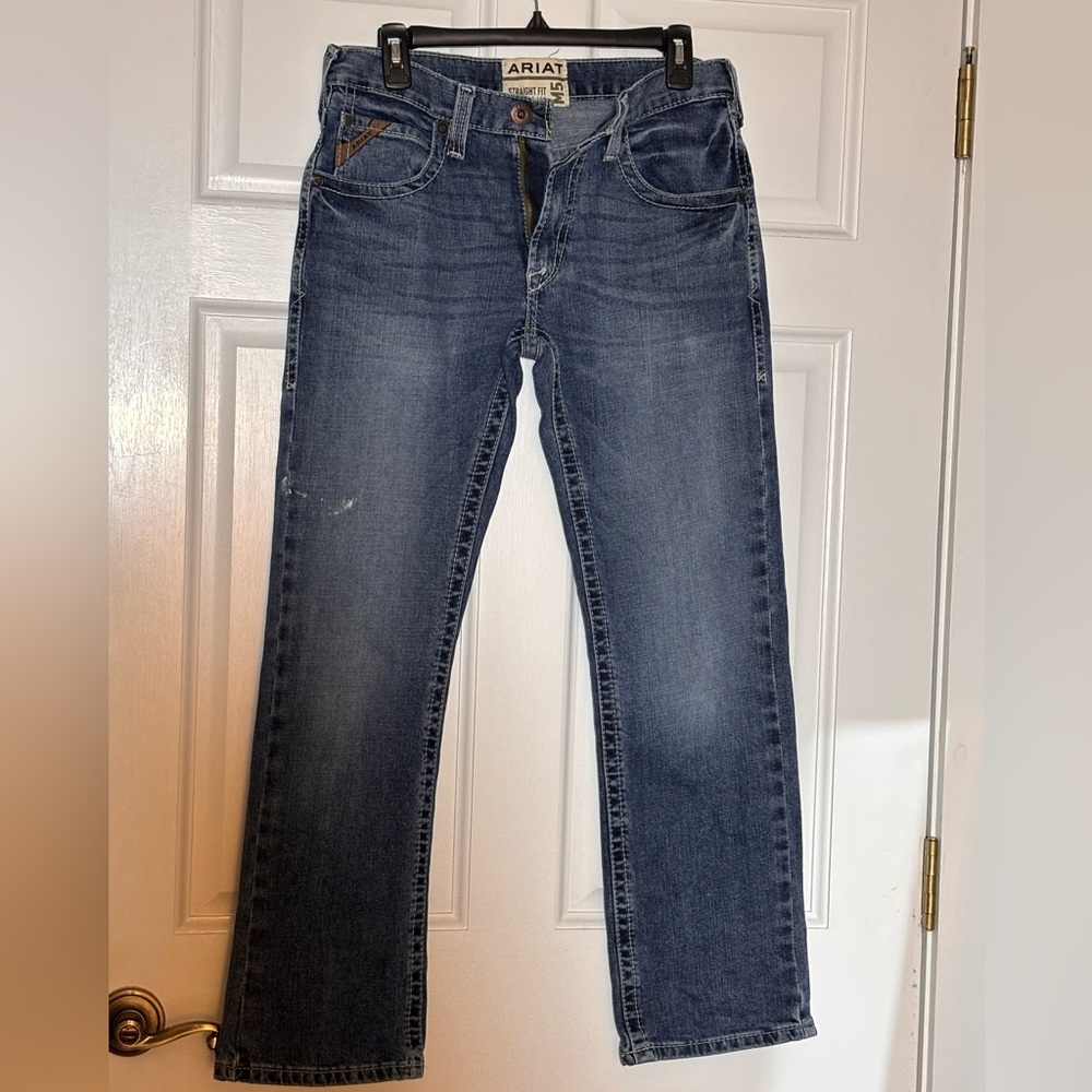 Ariat M5 Men's Classic Blue Straight Fit Straight Leg Work Jeans size 29/30